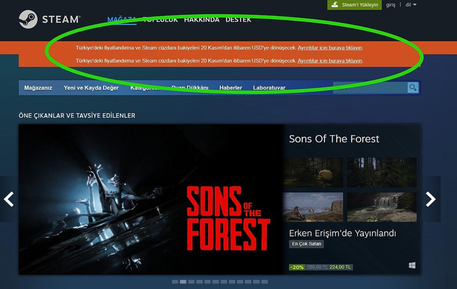 Tarih verildi: Steam Türkiye'den çekiliyor! - Resim : 1