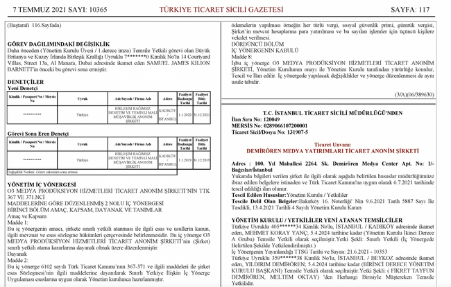 Demirören Medya grubunda üst düzey deprem! Hangi kilit ismin görevi sona erdi? - Resim : 1