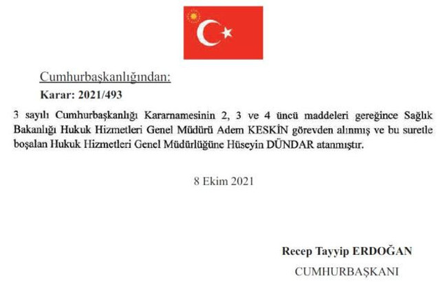 Sağlık Bakanlığı ve MEB'de iki kritik görevden alma! Yerlerine atanan isimler belli oldu - Resim : 2
