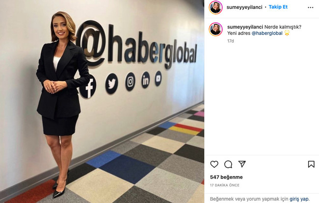 Show TV'den ayrılmıştı, Haber Global'le anlaştı! Spiker olarak devam edecek... - Resim : 1