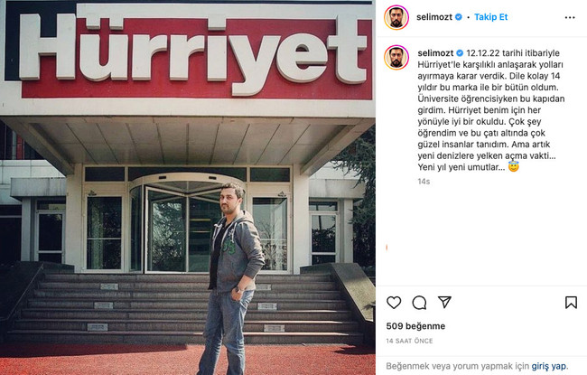Hürriyet’te 14 yıl sonra gelen veda! ‘Yeni denizlere yelken açma vakti…’ - Resim : 1