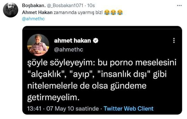 Ahmet Hakan’ın cinsel içerikli video beğenisi olay oldu! Yeniçağ fena ti’ye aldı… - Resim : 7