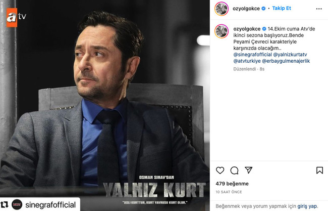 Yalnız Kurt dizisine yeni oyuncu! ‘Peyami Çevreci karakteriyle…’ - Resim : 1