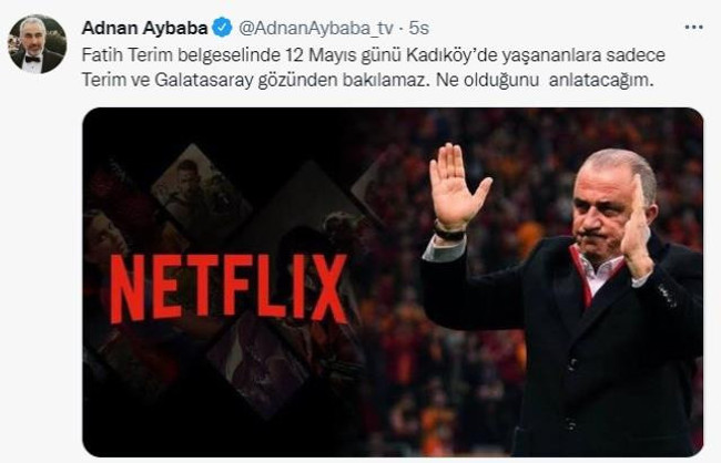 Ünlü yorumcudan Fatih Terim belgeseline olay tepki: "Bu gerçeği değil Netflix, kimse gizleyemez" - Resim : 1