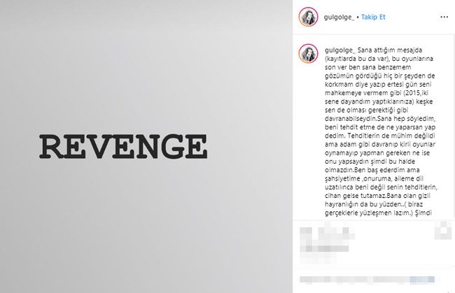 Ünlü manken Gül Gölge sessizliğini bozdu: "Bana gizliden hayransın" - Resim : 1