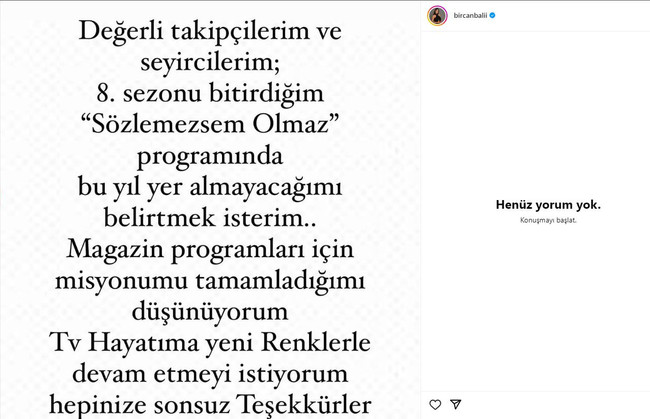 Magazin sunucusu Bircan Bali'den sürpriz karar! - Resim : 1