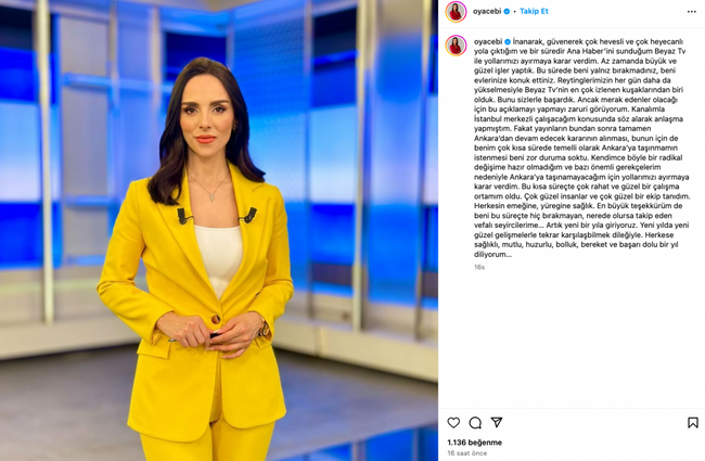 Ünlü ekran yüzü Beyaz TV’ye veda etti! ‘Beni zor duruma soktu…’ - Resim : 1