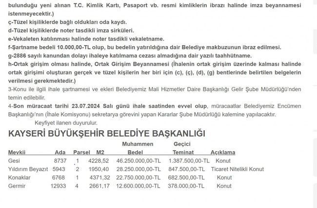 Belediyelerden dev satışlar… Şatafata kaynak yaratacaklar! - Resim : 5