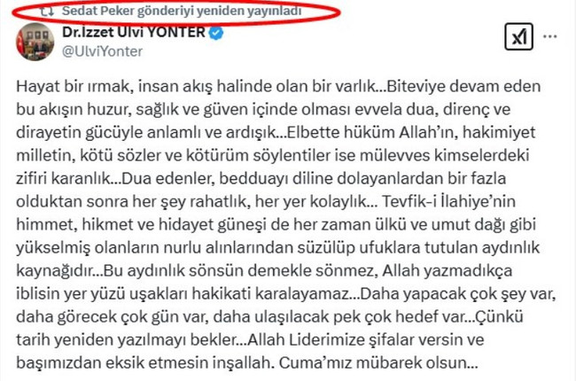 Sedat Peker'den MHP lideri için dikkat çeken hareket! Bahçeli 'mafya' demişti… - Resim : 1