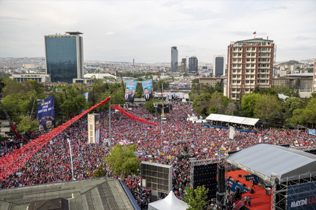 Millet İttifakı'ndan Ankara'da büyük miting! Liderler tam kadro alandaydı - Resim : 1