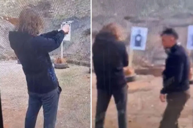 Okul saldırganına ait şok görüntüler ortaya çıktı! Polis şapkası ve silahlarla poz... - Resim : 2