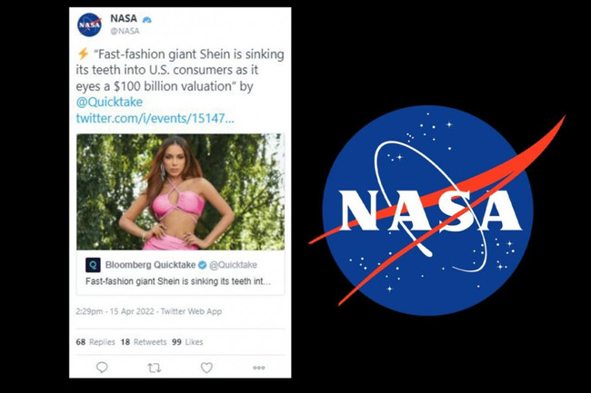 NASA'nın bikinli kadın paylaşımı dalga konusu oldu! Hacklendiği iddia edildi - Resim : 1