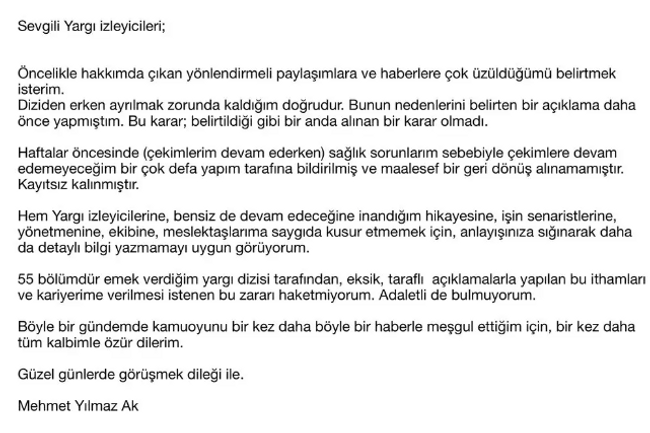 Yargı'nın Savcı Pars'ı Mehmet Yılmaz Ak ateş püskürdü! "Bu zararı hak etmiyorum" - Resim : 1