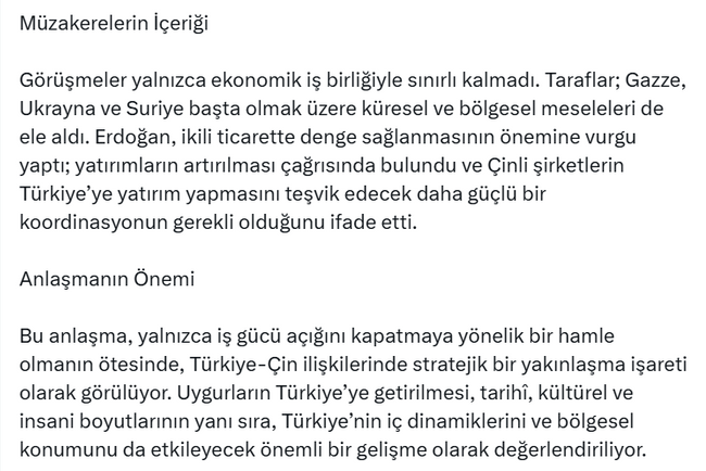 Erdoğan ile Şi Cinping görüşmesi sonrası büyük iddia! 3 milyon Uygur Türkiye’ye getiriliyor... - Resim : 2