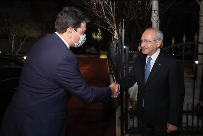 6 partinin liderleri Ankara'da bir araya geldi: İşte tarihi zirveden ilk görüntüler - Resim : 3