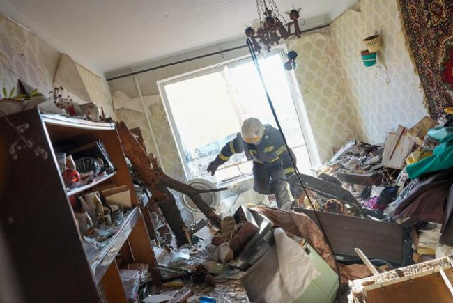 Rus füzeleri Ukrayna'nın başkenti Kiev'i hedef aldı! Bilanço ağır, manzara korkunç - Resim : 2