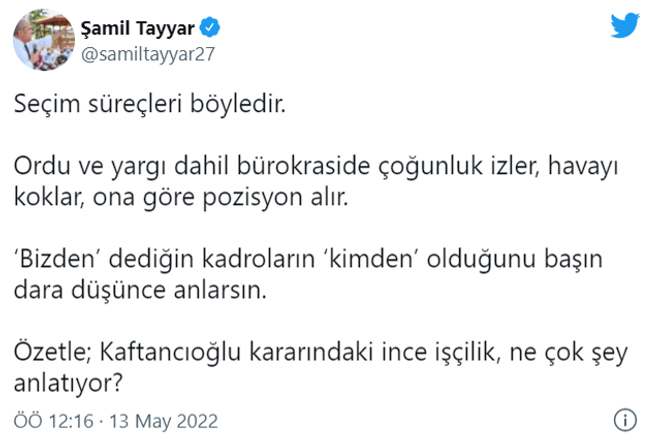AK Parti'de Canan Kaftancıoğlu çatlağı: Şamil Tayyar önce paylaştı, sonra sildi! - Resim : 1