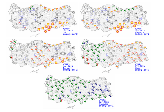 Meteoroloji uyardı: Kar, sağanak, sis ve pus... İşte il il 24 Ocak hava durumu! - Resim : 5