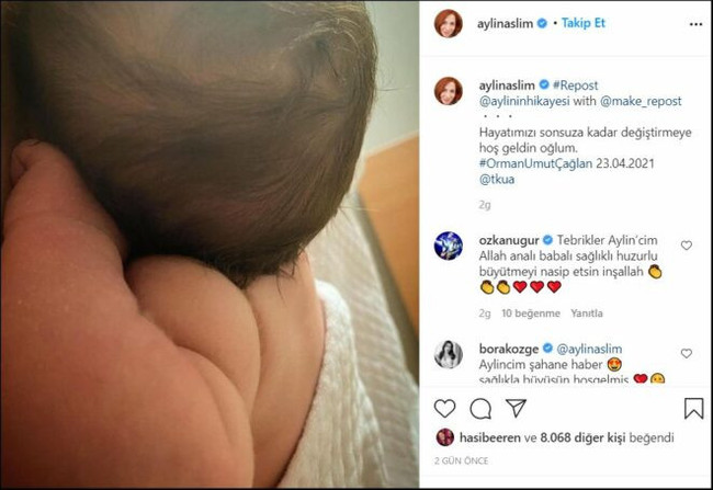 Şarkıcı Aylin Aslım anne oldu - Resim : 1