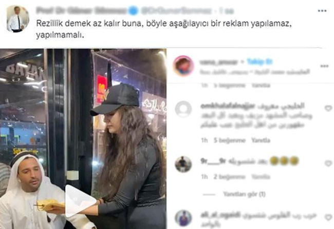 Türk restorandan tepki çeken tanıtım! Arap müşterilere elleriyle yemek yedirdiler - Resim : 2