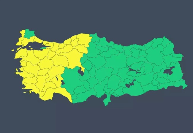 Meteoroloji'den 29 il için sarı uyarı: Kuvvetli olacak - Resim : 1