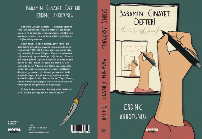 Erdinç Akkoyunlu’dan Türk basın tarihine ışık tutan roman! ‘Babamın Cinayet Defteri’ - Resim : 1
