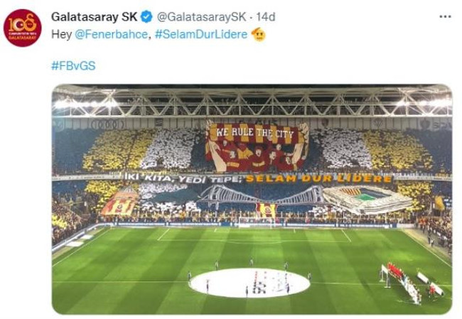 Galatasaray'dan derbi sonrası olay paylaşım! Fenerbahçe logosunu değiştirdiler - Resim : 1