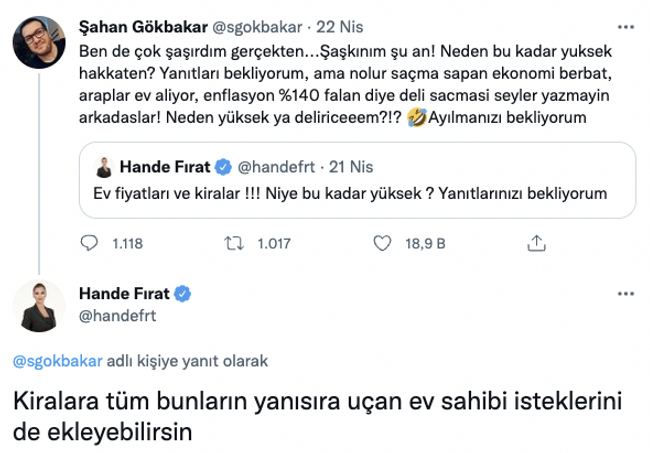 Ev fiyatları polemiği devam ediyor: Hande Fırat kendisini ti’ye alan Şahan Gökbakar’a yanıt verdi - Resim : 3