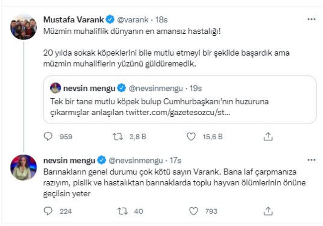 Bakan Varank ve Nevşin Mengü Twitter'da kapıştı! "20 yılda sokak köpeklerini bile..." - Resim : 2