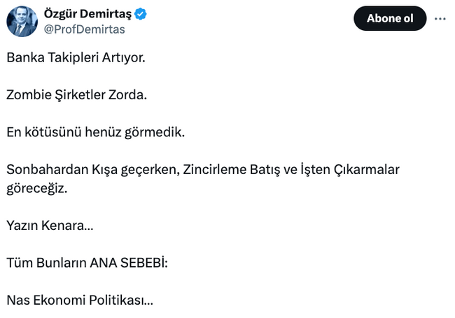 Özgür Demirtaş tarih vererek uyarıda bulundu! 'Henüz en kötüsünü görmedik…' - Resim : 3