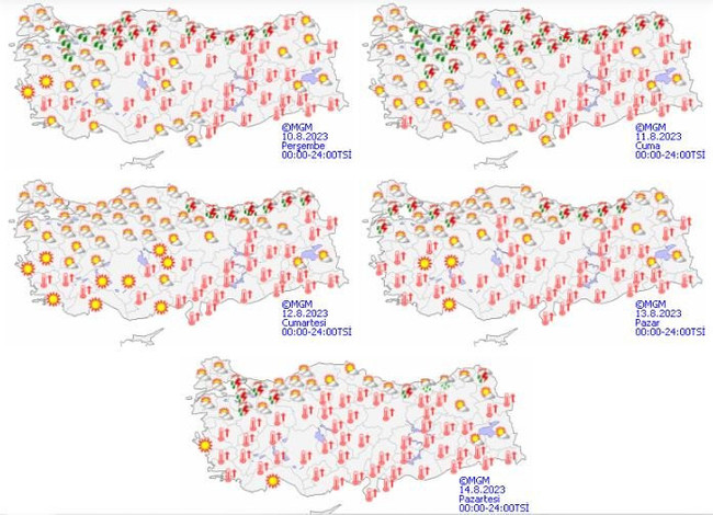 Meteoroloji'den 2 günlük uyarı: Yağmur, birçok şehri vuracak - Resim : 1