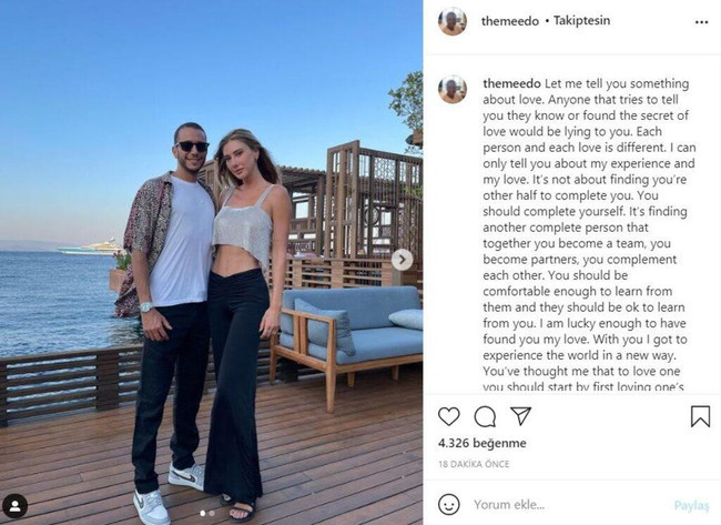 Meedo'dan ilk paylaşım! Şeyma Subaşı'nın Mısırlı sevgilisi aşkını böyle haykırdı! - Resim : 1
