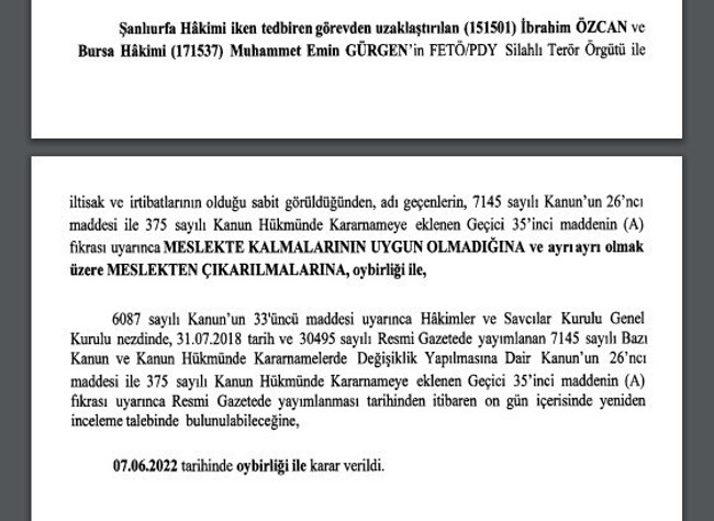 HSK’dan çok sayıda hakim ve savcı hakkında karar! Resmi Gazete’de yayımlandı… - Resim : 2