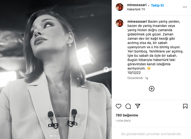 Deneyimli sunucu Habertürk’e veda etti! Mesajında ‘Yanlış’ vurgusu dikkat çekti... - Resim : 1