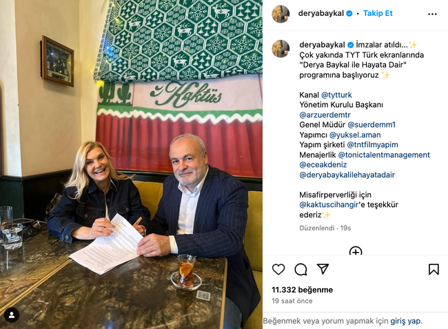 İmzalar atıldı… Derya Baykal ekranlara dönüyor: ‘Çok yakında başlıyoruz…’ - Resim : 1