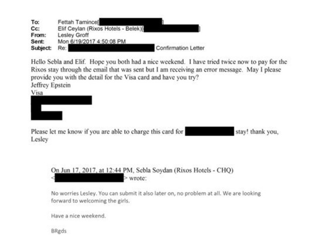 Epstein belgelerinde 'Fettah Tamince' detayı: "Rixos’ta masaj eğitimi verildi" iddiası - Resim : 3