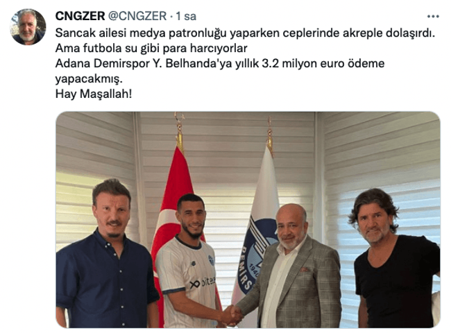 Cengiz Er’den ‘Sancak ailesine’ olay gönderme! ‘Ceplerinde akreple dolaşırdı…’ - Resim : 1
