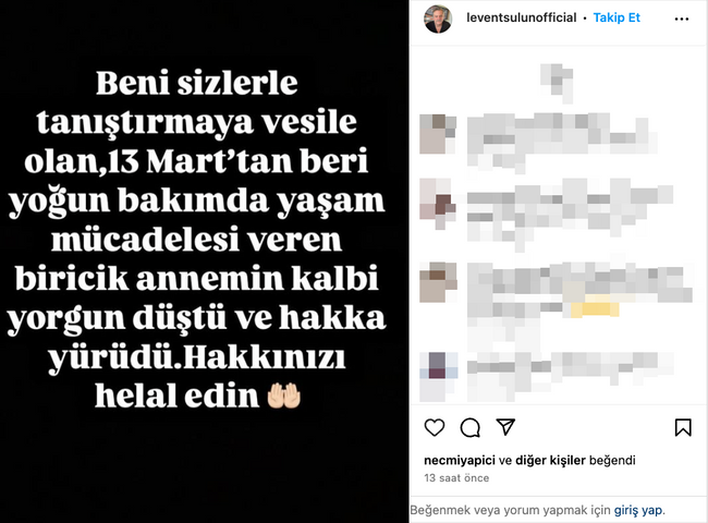 Kurtlar Vadisi'nin John Smith'i Levent Sülün’ün acı günü! 13 Mart’tan beri yoğun bakımdaydı… - Resim : 1