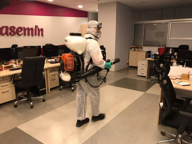 Kanal 7'de Koronavirüs alarmı! Ofisler dezenfekte edildi - Resim : 1