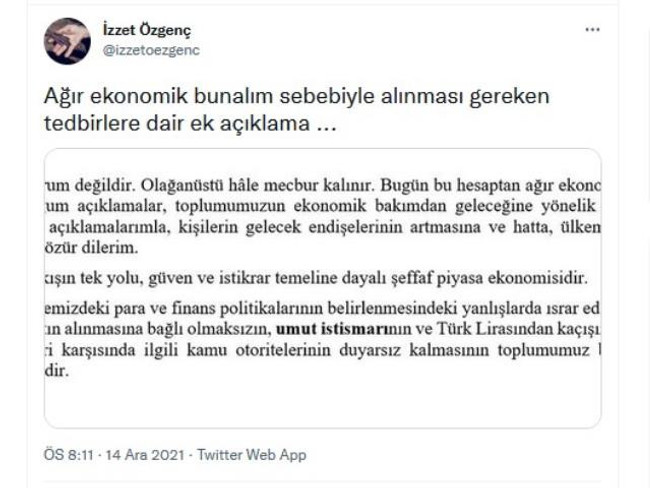 Prof. Dr. İzzet Özgenç'ten yeni OHAL açıklaması! "Ekonomik gidişatla ilgili..." - Resim : 3
