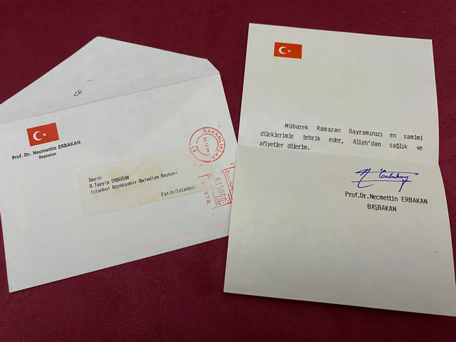 Necmettin Erbakan'ın mektubu 26 yıl sonra Erdoğan'a ulaştı! İşte o mektubun hikayesi... - Resim : 1