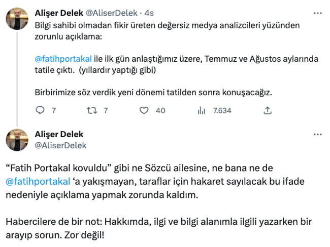 Sözcü TV’den Fatih Portakal açıklaması geldi! Kanaldan kovuldu mu? - Resim : 3