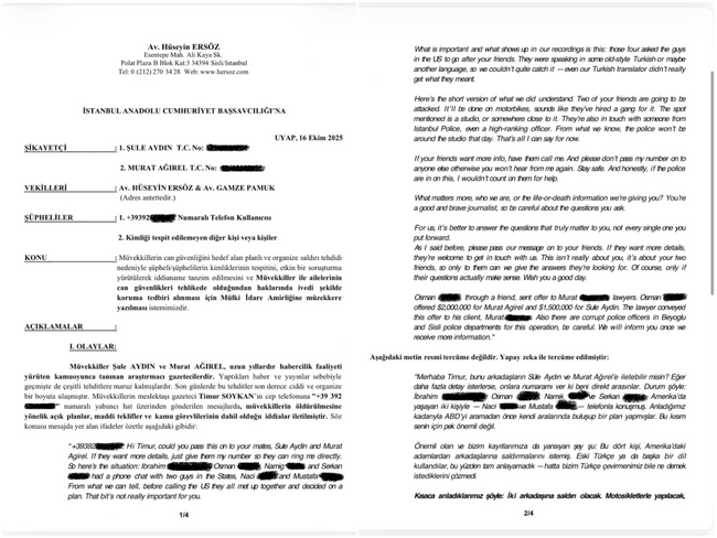 Motosikletli saldırı ihbarı gelmişti; 3 gazeteci için koruma talep edildi - Resim : 1