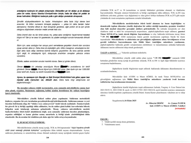 Motosikletli saldırı ihbarı gelmişti; 3 gazeteci için koruma talep edildi - Resim : 2