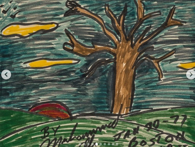 Muhammed Ali'nin çizdiği resimler 1 milyon dolara satıldı - Resim : 3