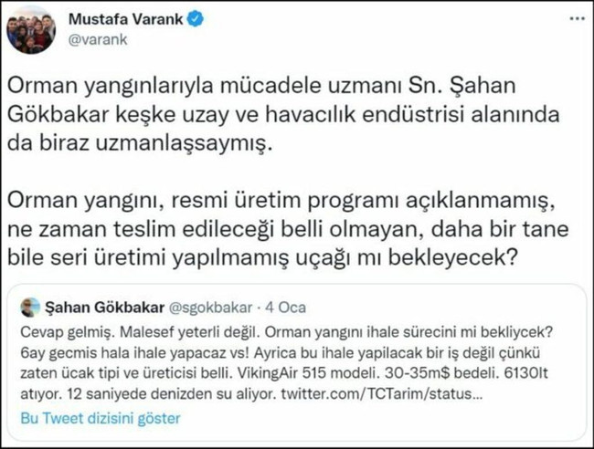 Şahan Gökbakar'dan Bakan Mustafa Varank'a cevap! "Hiçbir siyasi partiye yakınlığı olmayan biriyim" - Resim : 1