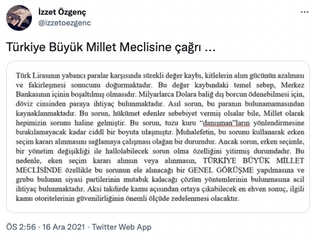 "OHAL ilan edilebilir" diyen Prof. Dr. İzzet Özgenç şimdi de "Acil" diyerek TBMM'ye çağrı yaptı - Resim : 1