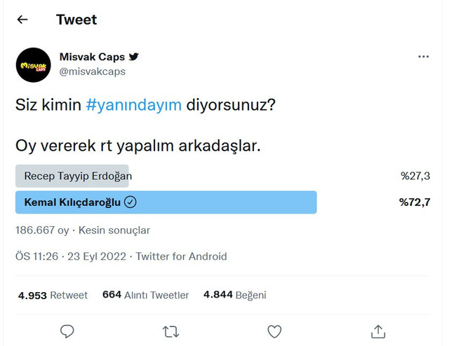 Misvak dergisi cumhurbaşkanlığı seçim anketi yaptı, sonra da sildi! "Kimin yanındasınız?" - Resim : 2
