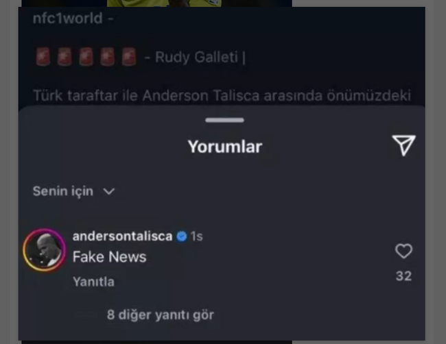 Talisca'nın Fenerbahçe yanıtı ortalığı karıştırdı! - Resim : 1