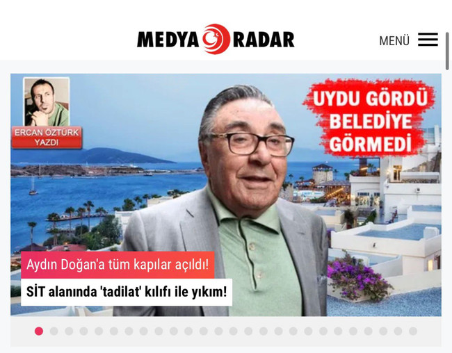 Aydın Doğan'a 'imar kirliliği' suçlaması! Kaçak otelin peşini bırakmıyor… - Resim : 2